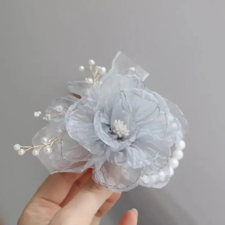 Lolita Accessories White Romantic Flower Pearls for Wedding 3 Colors