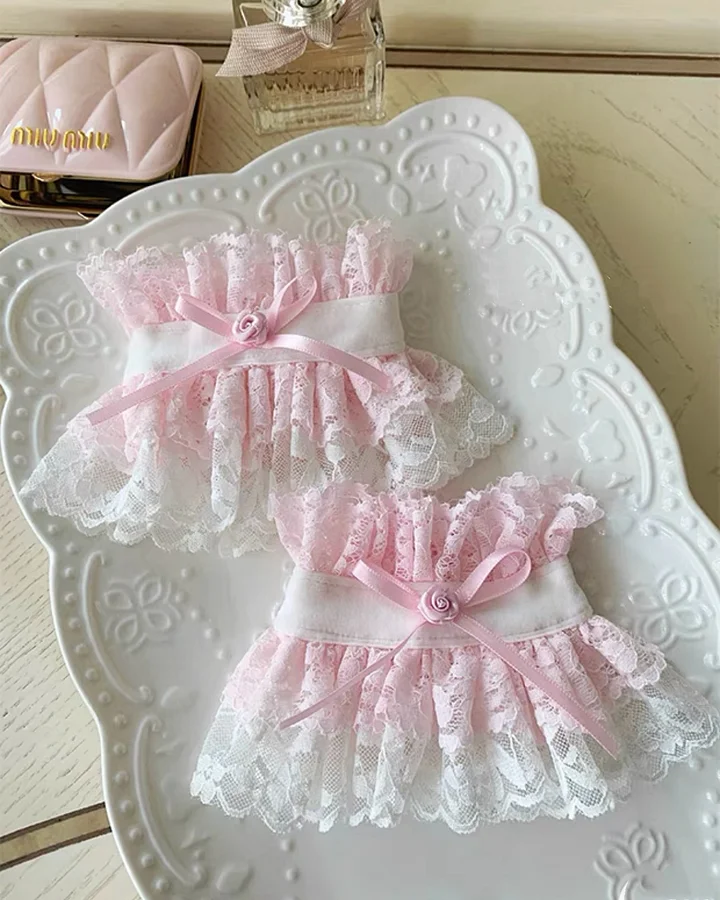 Lolita Accessories Sweet Blue Lace Ruffles Hand Oversleeves for Wedding 3 Colors