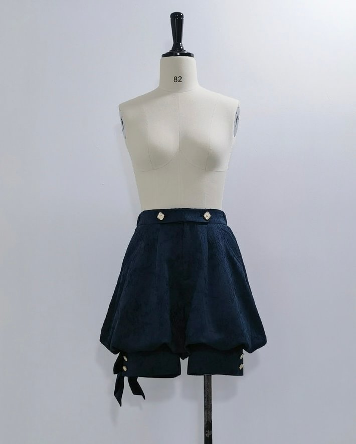 Ouji Fashion Rabbit Ears Prince Set Sapphire Blue Cute Cool Jacket Lolita