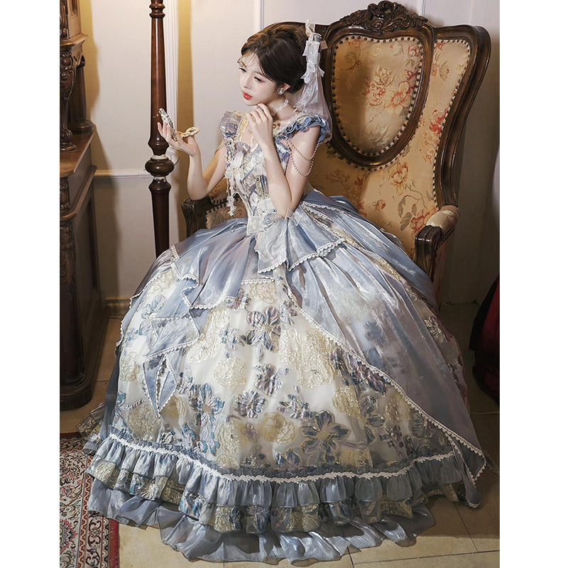 Hime Lolita Jacaranda Evening Dress Princess Style Bar Mitzvah for Party