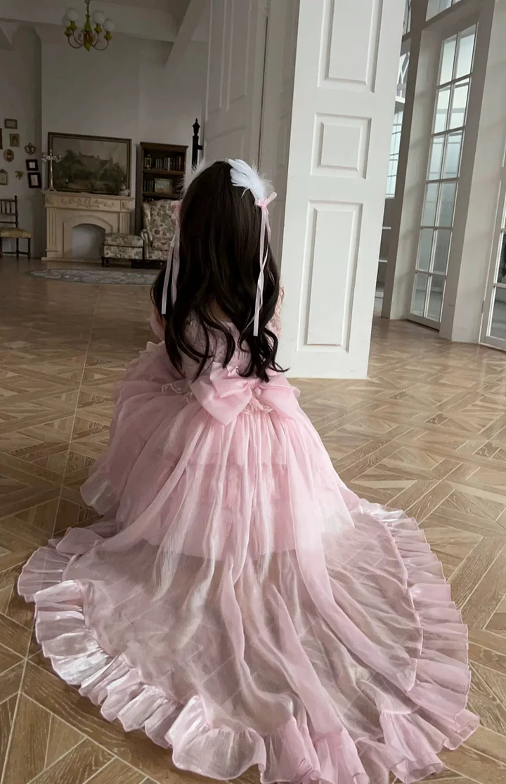 Sweet Lolita Organza 3 Colors Summer Princess Suspender Dress for Wedding